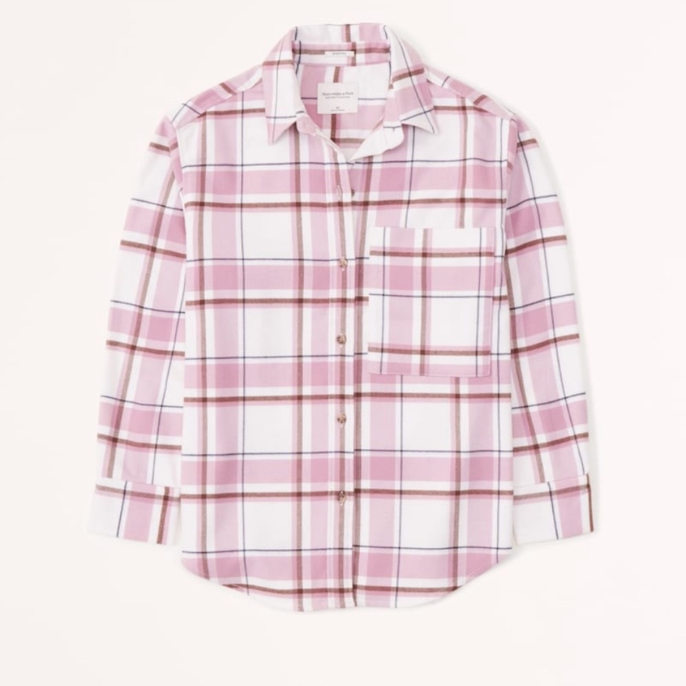 Oversized flannel shirt
